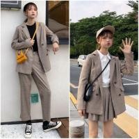 ราคา ชุดเข้าเซ็ท เสื้อสูท,กางเกงขายาว,กระโปรง มีไซส์ S,M สไตล์เกาหลี ใส่ไปเที่ยวก็ได้ ใส่ทำงานก็เลิศ (005) (2163972455)