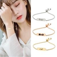 ราคา สร้อยข้อมือสแตนเลสแท้ ไม่ลอก ไม่ดำ สลักชื่อฟรี (25171867812)