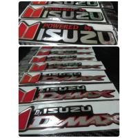 ราคา สติ๊กเกอร์เทเรซิ่นนูนอย่างดี คำว่า POWERED by ISUZU DMAX by ISUZU D-MAX ติดรถ แต่งรถ อีซูชุ sticker (12273643932)