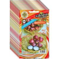 ราคา เมล็ดพันธุ์ หอมแขกแดง พันธุ์หอมทับทิม ตราสี่ทิศ ขายส่ง ยกห่อ (1 ห่อ บรรจุ 10 ซอง) (44108276449)