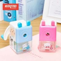 ราคา เครื่องเหลาดินสอสี่เหลี่ยมขนาดเล็กสร้างสรรค์การเรียนรู้เครื่องเขียนกบเหลาดินสอเด็กกบเหลาดินสอการ์ตูนกบเหลาดินสอมือ (46252395799)