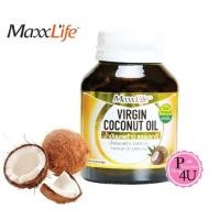 ราคา MaxxLife Virgin Coconut Oil 1000mg. น้ำมันมะพร้าวสกัดเย็น 30 แคปซูล #11480 (4961952577)