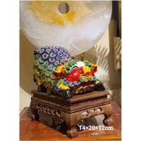 ราคา หมู รูปปั้นหมู งานดินปั้นเคลือบ (22720894632)