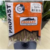 ราคา สกรูยึดกระเบื้องคอนกรีต 8x2.5 ชนิดแผ่นลอนกับแปสำเร็จรูป (แพค50ตัว)โปรฟาร์ท รหัส 2914099904 (16360757836)