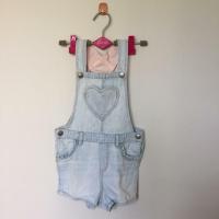 ราคา จั๊มสูทยีนส์ขาสั้นเด็กผู้หญิง H&M - Preloved (27185977240)