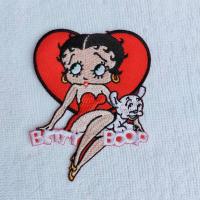 ราคา อาร์ม ตัวรีด ตัวรีดติดเสื้อ อาร์มติดเสื้อ การ์ตูน เด็ก ลาย betty boop Patch Sticker สติ๊กเกอร์ โลโก้ ตรา เบตตี้ บูบ (8917695346)