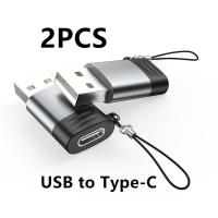 ราคา 2PCS Type-C หญิง USB 2.0 ชายอะแดปเตอร์ OTG Fast Charging Data Converter หูฟังโทรศัพท์ PD อะแดปเตอร์ (40573665591)