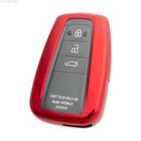 ราคา 【2024-2025】 เหมาะสำหรับเคสกุญแจ Toyota ใหม่ Camry/Toyota Prado รีโมทคอนโทรลยางนุ่ม TPU เคสกุญแจรถ (42427118538)