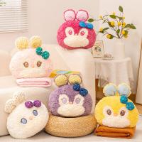 ราคา หมอนลายกระต่ายน่ารัก สไตล์ผ้าห่ม 2 ใน 1 สำหรับการทำงาน นอนพัก หรือตกแต่งบ้าน เป็นของขวัญวันเกิดที่ดี! (54751106193)