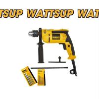 ราคา DEWALT สว่านไขควงสำหรับงานหนัก 13 มม ขนาด 650 วัตต์ พร้อมกล่อง ดอกเจาะเหล็กและเจาะปูน รุ่น DWD024K (45850724997)