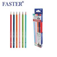 ราคา FASTER (ฟาสเตอร์) ดินสอดำ 2B ดินสอไม้ รหัส FPC2B/1 (20150192725)