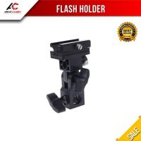 ราคา Flash Holder type B Stand Holder Umbrella Flash Studio แบบภาพถ่าย (53151551920)