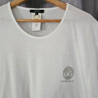 ราคา เสื้อยืดตัวยาวมือ✌️ สกรีนโลโก้ที่อก แบรนด์ VERSACE (24456972125)