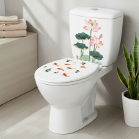 ราคา สติ๊กเกอร์ติดผนังลายปลาทองและดอกบัวการ์ตูน 1 ชิ้น - สติ๊กเกอร์ตกแต่งน่ารักสําหรับห้องน้ํา ห้องนั่งเล่น ห้องนอน และห้องเด็ก ขนาด 30×40 ซม. (56903169627)