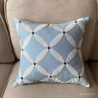 ราคา แกนกลาง-ฟรีปลอกหมอนอิงโซฟาเบาะที่เรียบง่ายพนักพิงหมอนเย็บปักถักร้อยที่ทันสมัยตารางสไตล์จีนทองแดงเหรียญเชือกเย็บปักถักร้อยข้างเตียง UXQR (45052914977)