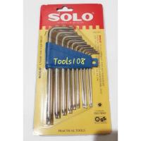 ราคา ประแจหกเหลี่ยม SOLO 10ตัวชุด หัวท๊อกซ์ No.911 (5235104672)