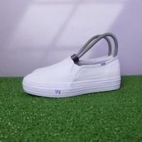 ราคา (37/23 cm) รองเท้าผ้าใบผู้หญิง Keds สลิปออนขาวใหม่มาก สภาพดีสวยๆ มือ2ของแท้ (28570246672)