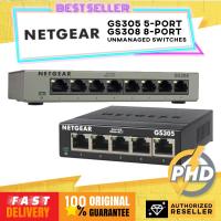 ราคา NETGEAR GS305/ GS308 5-Port/ 8-Port Gigabit Unmanaged Desktop Switch [ส่วนขยาย Plug & Play] (24397712502)