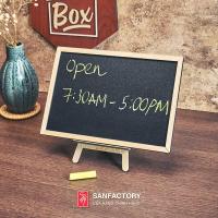 ราคา กระดานชอล์กไม้สีดํา ก5 148x210 มม. – กระดานโน้ตโต๊ะสําหรับตกแต่งร้านอาหาร โรงแรม คาเฟ่ เมนูบันทึกและสารสน (50853813270)