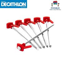 ราคา ดีแคทลอน Decathlon (6ชิ้น) สมอบก (พื้นสนามแข็ง) สมอบกเหล็ก สมอ (18696444012)
