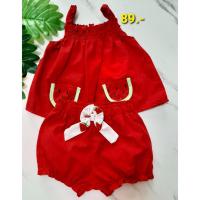 ราคา ชุดเด็กผู้หญิง เสื้อ+กางเกง ลายแตงโม แบรนด์ F&F (8265270189)