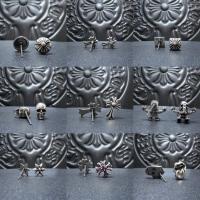 ราคา ต่างหู Chrome Hearts แบบย้อนยุค (54252972440)