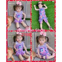ราคา จั้มสูทขา3ส่วนผูกไหล่โพนี่น่ารักกก (8512408710)