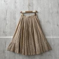 ราคา กระโปรงญี่ปุ่น2มือผ้าลินินลายจุดจับจีบชั้นๆไซส์ส (41554884446)