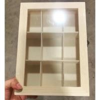 ราคา กล่องไม้สน 9ช่อง 7*10 นิ้ว ฝากระจกใส (4137949319)