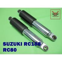 ราคา REAR SHOCK SET “BLACK” (280 mm.) Fit For SUZUKI RC100 RC80 // โช๊คหลัง สีดำ กระบอกชุบ (ยาว 280 มม.) (17099234451)