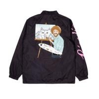 ราคา SLUM LTD - RIPNDIP Beautiful Mountain Coaches Jacket Black (6483465409)