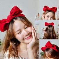 ราคา ที่คาดผมโบว์ใหญ่ ดัดได้ สีสวย น่ารักมาก‼ # ที่คาดผม (6035316919)