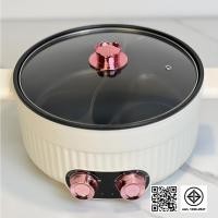 ราคา [ โค้ด YTUNGJ ลด10% สูงสุด 20] หม้อชาบู 2 ช่อง ใช้งานได้2ฝั่ง หม้อไฟฟ้า เคลือบเทฟล่อน (22884167007)