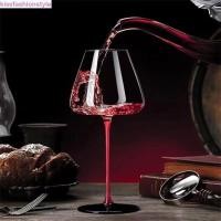 ราคา จูบแฟชั่นสไตล์ แก้วไวน์แดงคริสตัล 2 ชิ้น, กุณโฑแชมเปญก้นเว้าเป่าด้วยมือ, หรูหราสไตล์ยุโรปผู้ถือสีแดงไวน์แดงถ้วยโรงแรม (57403848741)