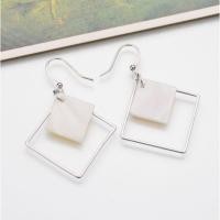 ราคา ต่างหูลายหินอ่อน สี่เหลี่ยม (224879048)