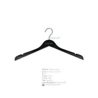 ราคา ไม้แขวนเสื้อผู้ใหญ่ ไม้แขวนเสื้อเชิ้ตรุ่น700สีดำ ไม้แขวนเสื้อยืดแบบหนามีไหล่ (5383628105)