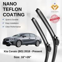 ราคา Kia Cerato (BD) 2018 Premium Japan Tech ใบปัดน้ําฝนรถยนต์ 16+26 Type 02 ไร้ริ้ว ทนทาน ติดตั้งง่าย + (54353060486)