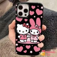 ราคา เคสไอโฟน 17 สำหรับ iPhone 16 15 13 11 17 14 Pro Max 8 7 16 15 Plus 17AIR X XR XS แฟชั่นน่ารักคิตตี้เมโลดี้ปกอ่อน (55401521152)