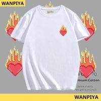 ราคา วันปิยะ เสื้อOVERSIZE ลายหัวใจไฟ เสื้อยืด ผ้า Cotton 100% ผ้านุ่ม ใส่สบาย (29806852542)