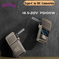 ราคา ALIZAR อะแดปเตอร์ Type-C เป็น DC, Fast Charging อัจฉริยะ USB-C เป็น DC Converter, Universal Digital Display PD 100W แล็ปท็อป Power Connector สําหรับ // Dell (44274060378)