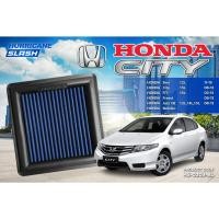 ราคา HURRICANE SLASH กรองอากาศผ้าน้ำเงินรุ่นใหม่ล่าสุด Honda ( Jazz , City ) HS-0203-BL (26153287984)