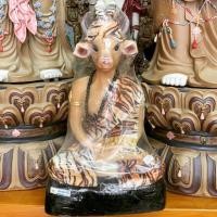 ราคา ปู่ฤาษี ฤาษีหน้าวัว ตาวัว ฤาษี วัชมฤค แต่งผ้าลายเสือ สูง17 นิ้ว ปู่ฤาษีหน้าวัว ฤาษีกไลโกฏ (5023538611)