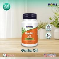 ราคา Now Foods Garlic Oil 1500 mg, 100 Softgels. น้ำมันกระเทียมจากหัวกระเทียม 1500 มก. (29769673619)