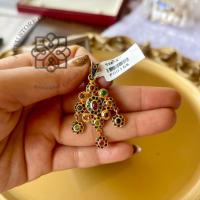 ราคา จี้พลอยแท้ จี้ระย้าสวมใส่ประดับ อัญมณีเครื่องประดับของแท้ ตัวเรือนเงินแท้92.5% ถมทองแท้24k สินค้าเป็นของแท้ (29778794717)