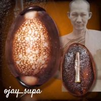 ราคา เบี้ยแก้ หลวงพ่อเกษม เขมโก รุ่นสุริยุปราคา ตะกรุด ปี 2538 (29340132550)