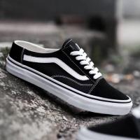 ราคา Vans Old Skool Classic Mule Black White size 10us (29267241000)