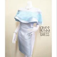 ราคา เดรสสั้นออกงานสีฟ้า/สีชมพู/สีแดงเลือดนก ผ้าไหมเทียม ปาดไหล่ แต่งระบายผ้าแก้วช่วงอก เข้ารูปทรงเอ ติดซิปด้านหลัง D005 (2062650807)