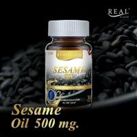 ราคา Real Elixir Black Sesame Oil 500 mg. หมดอายุ 10/2022 (8539765192)