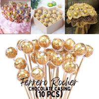 ราคา 10 ชิ้น Ferrero Rocher ที่วางเคสลูกบอลช็อคโกแลต, Pemegan Kes Coklat Ferrero Rocher (20480160880)