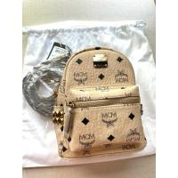 ราคา ของใหม่แท้ Authentic MCM stark mini bagpack - beige (25086991746)